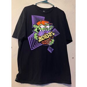 Adidas Originals Shirt XL Trefoil Vintage Monster Basketball Hip Hop shirt